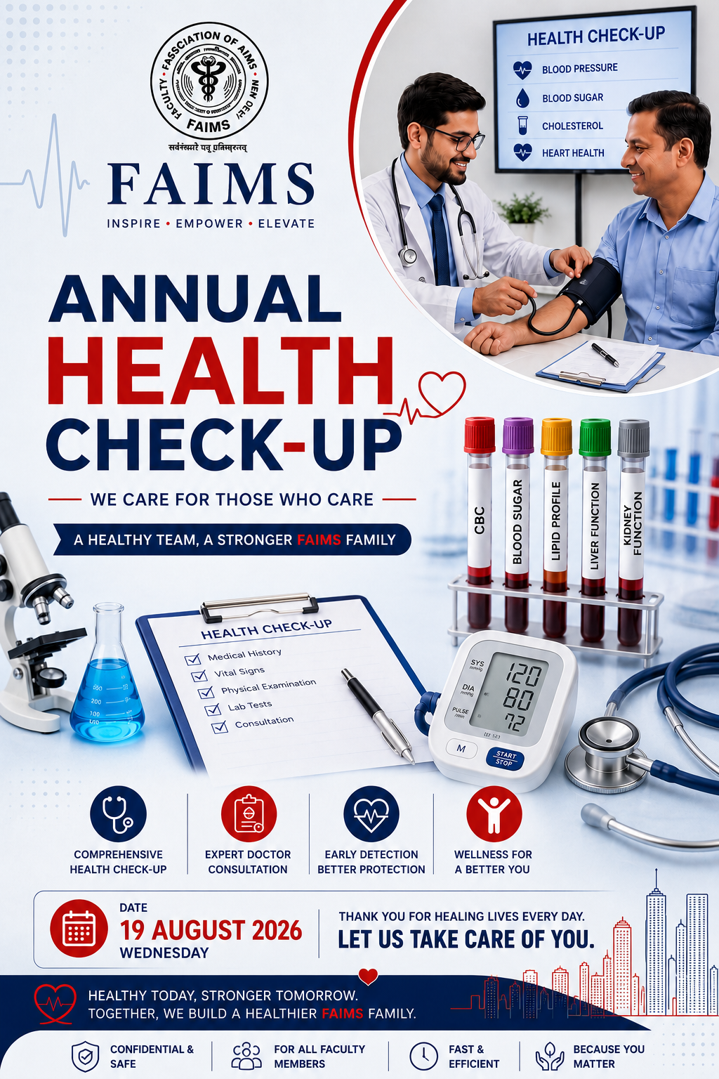 FAIMS ANNUAL HEALTH CHECK-UP